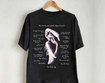 TTPD New Album Shirt, The Tortured Poets Department Shirt, TS New Album Shirt, Taylors Fan Shirt, TTPD Album Tracklist Shirt