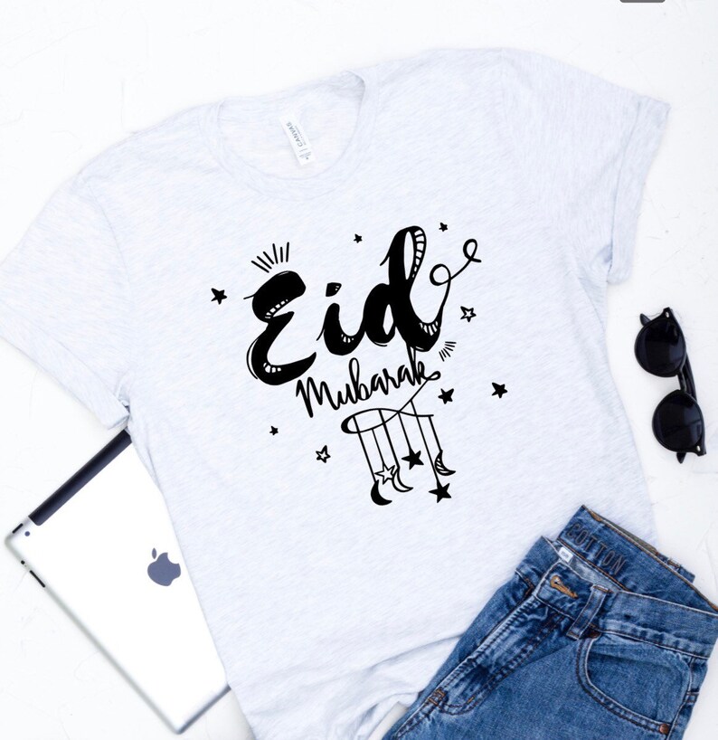 Eid Mubarak Eid Gifts Ramadan Shirts Mens T Shirts Muslim Etsy