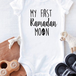 Baby Shirt, Unisex Bodysuit, Mini Muslim, Ramadan Gifts, My First Ramadan, Muslim Gifts, Eid Gifts, Ramadan Mubarak, Muslim Baby Shower, Eid image 2