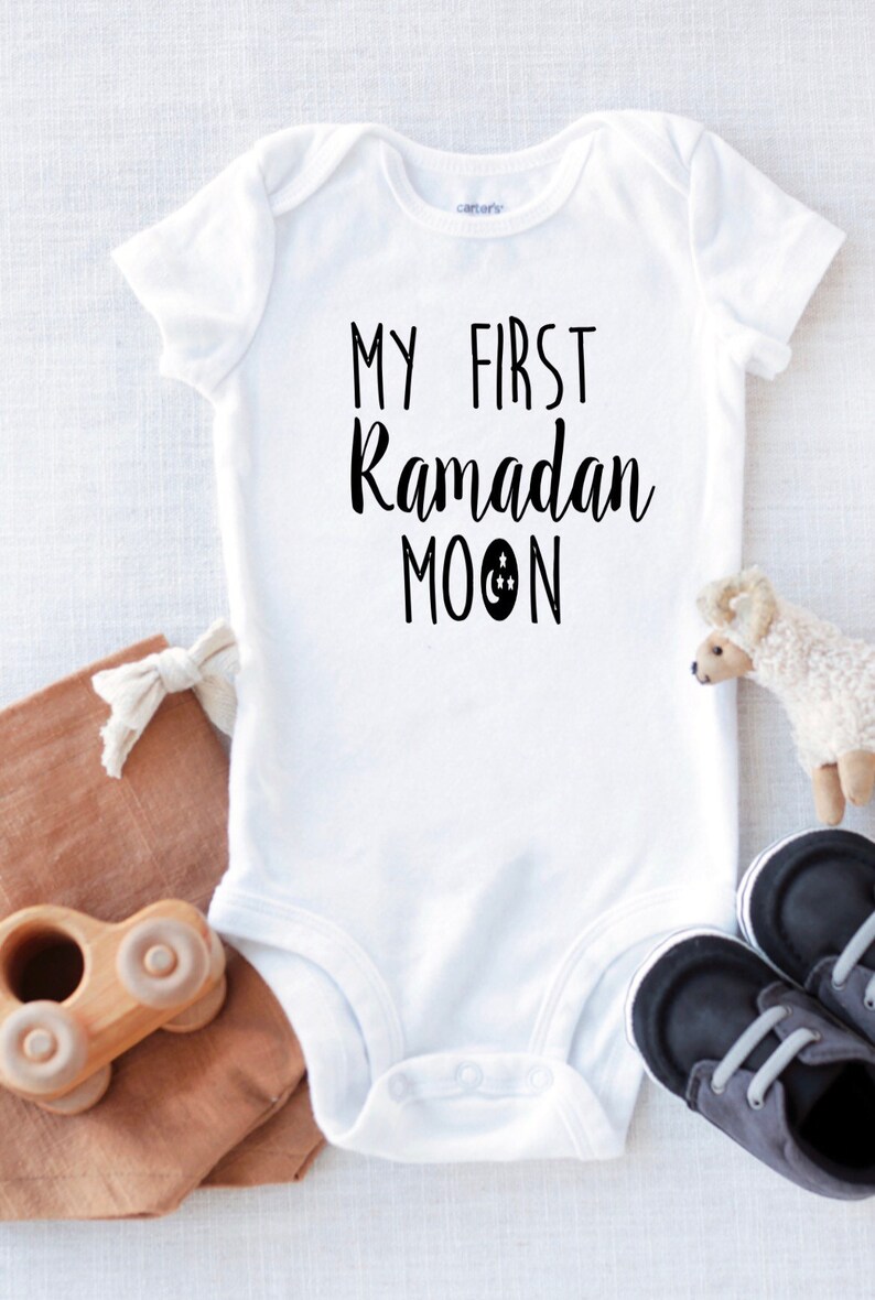 Baby Shirt, Unisex Bodysuit, Mini Muslim, Ramadan Gifts, My First Ramadan, Muslim Gifts, Eid Gifts, Ramadan Mubarak, Muslim Baby Shower, Eid image 2