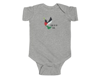 Infant Palestine Bodysuit, Muslim Baby onesie, Ramadan bodysuit, Eid baby gifts, ramadan baby gifts, new muslim gifts, peace dove palestine