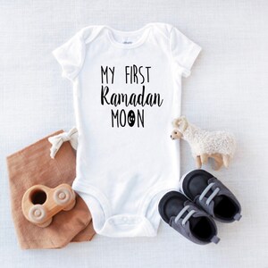 Baby Shirt, Unisex Bodysuit, Mini Muslim, Ramadan Gifts, My First Ramadan, Muslim Gifts, Eid Gifts, Ramadan Mubarak, Muslim Baby Shower, Eid image 1