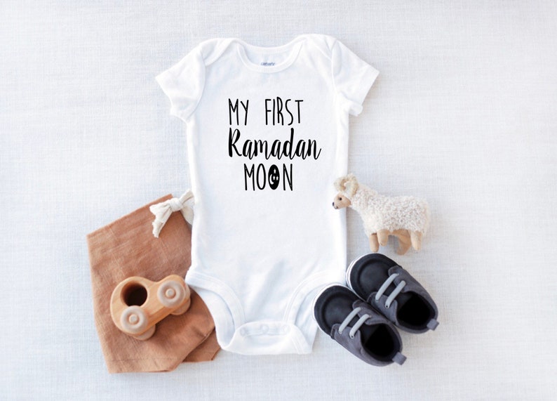 Baby Shirt, Unisex Bodysuit, Mini Muslim, Ramadan Gifts, My First Ramadan, Muslim Gifts, Eid Gifts, Ramadan Mubarak, Muslim Baby Shower, Eid image 1