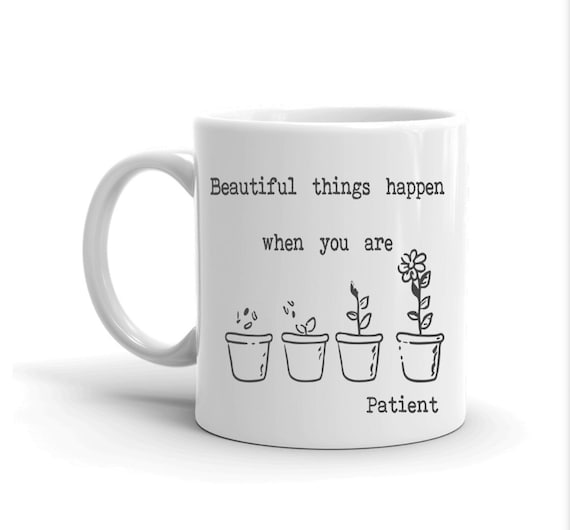 Funny Mugs, Coffee Lovers, Gifts for Him, Gift for Her, Chai Mug, Sarcastic Mug, Mug with Sayings, Muslim Gifts, Patience, Motivational Gift