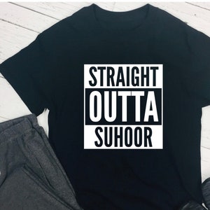 Ramadan Gifts, Funny Shirts, Unisex T Shirts, Suhoor gift, Islamic t-Shirts, Graphic Tee, Shirts With Sayings, Ramadan mubarak, eid T-Shirt image 1