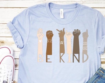 Be Kind, Peace Love Justice, Justice Tees, Black Lives Matter, BLM Shirts, Slogan Tees, Kindness Gifts, Activist Shirts, Protest Tees, BLM