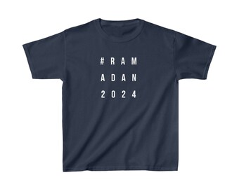 Kids Ramadan T-shirt, kids Ramadan tee, Youth Ramadan tshirt, Eid kids gifts, ramadan kids gifts, Ramadan basket