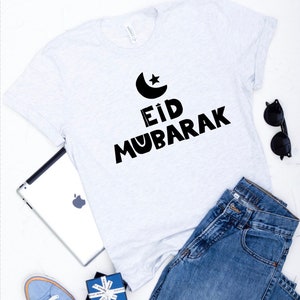 Eid Mubarak, Eid Gifts, Ramadan Shirts, Mens T Shirts, Muslim Tees, Graphic Tee, Shirts With Sayings, Unisex T-Shirts, Islamic Shirts image 1