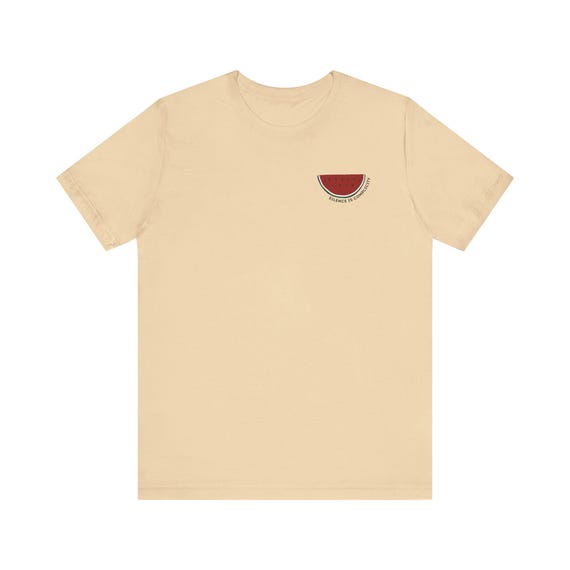 Camiseta 'Palestina Sandía - Detener El Genocidio' - Manga Larga Negra De Poliéster, Ajuste Suelto