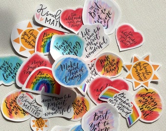 Mental Health Awareness, Mindset stickers, Laptop decals, Self Love stickers, Mental Health stickers, Journal Stickers, Planner Stickers