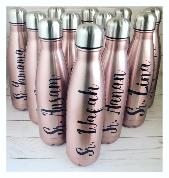 Custom Gifts, Personalized Bottle, Personalized Gifts, Custom Decal, Name Decal, Vinyl Decals, Stainless Steel, Mother's Day, Teachers Gifts