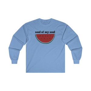 Palästina Unisex Langarmshirt, Free Gaza T-Shirt, Solidarity T-Shirt, Freiheit Sweatshirt, Wassermelonen T-Shirt, Liberty Shirt, Palästina Karten