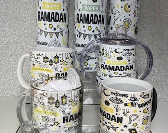 Ramadan Tumbler, Islamic Mug, Muslim Mugs, Ramadan Mubarak, Eid gifts, Ramadan gifts, Islamic gifts, Ramadan Tumbler, Color Changing Mugs