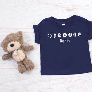 Unisex kids, kids graphic tees, Islamic kids gifts, Ramadan t-shirt, Eid t-shirt, Ramadan Mubarak, Ramadan Gifts, Eid mubarak, Moonphase Tee image 1