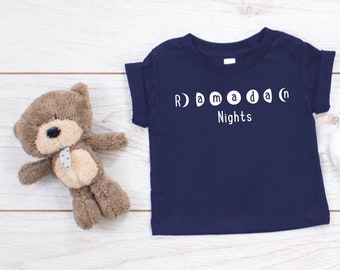 Unisex kids, kids graphic tees, Islamic kids gifts, Ramadan t-shirt, Eid t-shirt, Ramadan Mubarak, Ramadan Gifts, Eid mubarak, Moonphase Tee