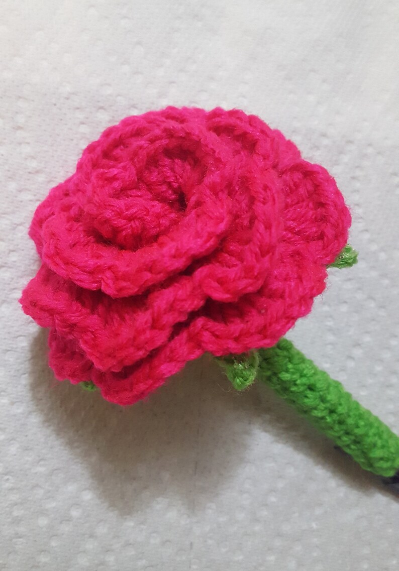 Crochet Flower Pen/ Flower Pen Topper/ Crocheted flower/ Etsy