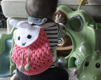 Crochet Backpack Rabbit Crochet Backpack Pattern, Crochet Easter