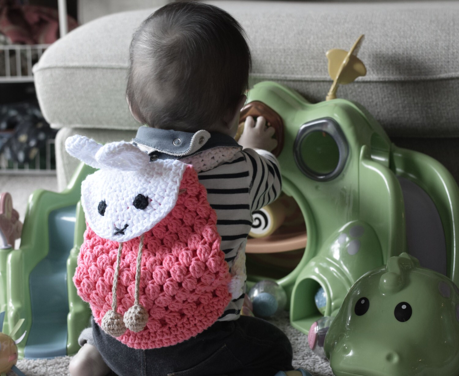 Crochet hotsell baby bag
