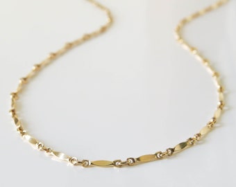 Sierlijke gouden ketting - satellietketting - gouden ketting ketting - 14k goldfill - gelaagdheid ketting - eenvoudige gouden ketting - cadeau voor haar
