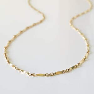 Dainty Gold Necklace - Satellite Necklace - Gold Chain Necklace - 14k Gold Fill - Layering Necklace - Simple Gold Necklace - Gift For Her