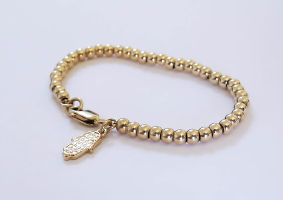 Sweetheart Kids' Pisa Bracelet Set - Sweethearts – Five gold beaded stretch  bracelets – BaubleBar