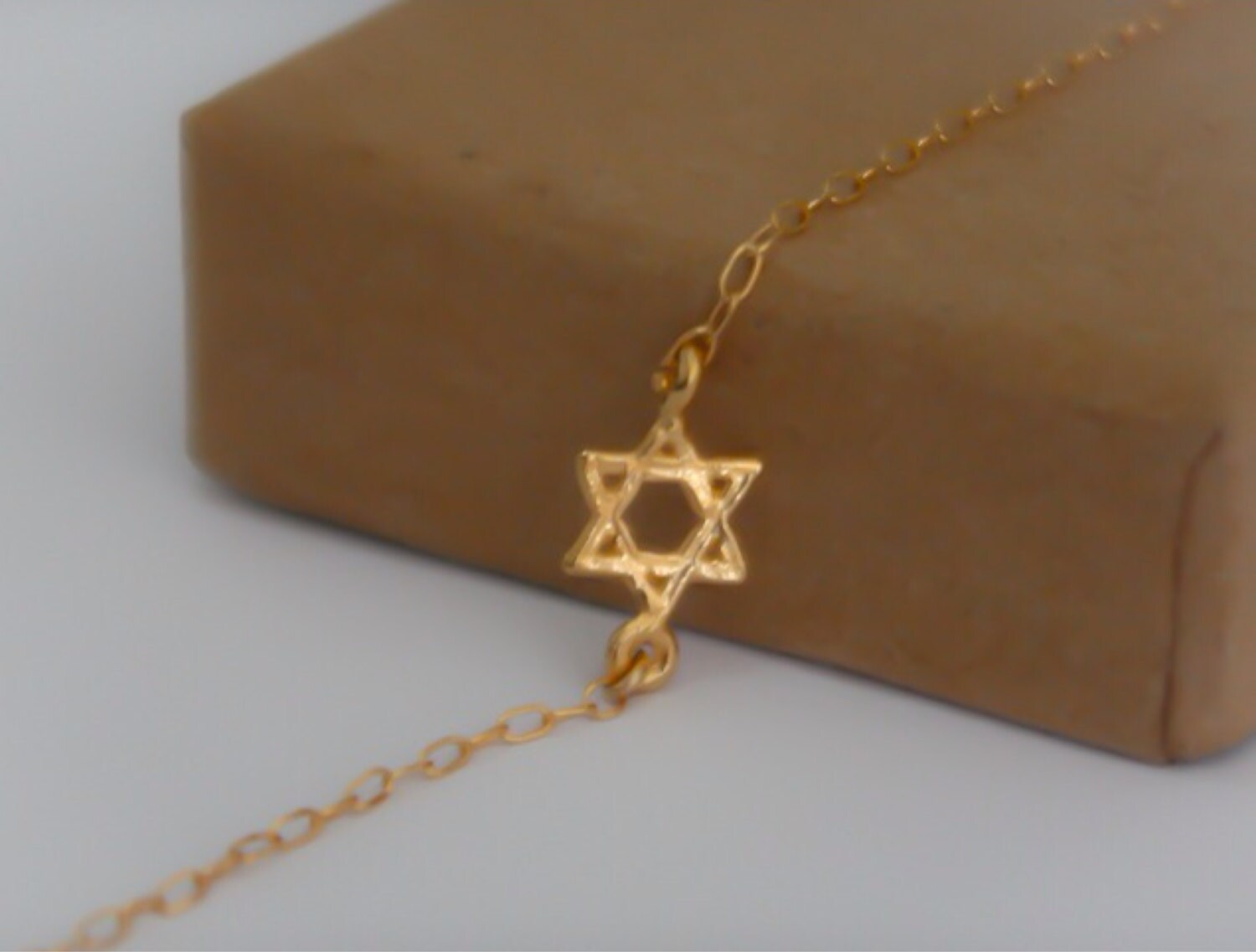 Vintage Star of David Gold Necklace