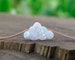 Opal necklace, Cloud opal necklace, white opal necklace, opal gold necklace, opal jewelry, child necklace, opal jewelry, synthetic opal 