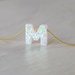 Opal necklace, opal letter necklace, opal gold necklace, opal jewelry, tiny dot necklace, opal bead necklace, white opal Synthetic opal 
