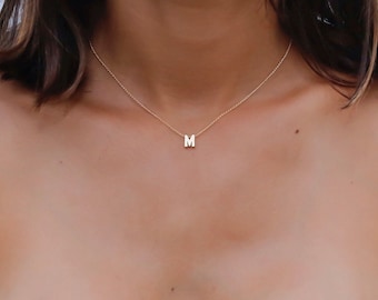 Collana Con Iniziale Per Donna – Placcata Oro 18k, Delicata Catena Con Lettera A-Z, Ipoallergenica, Regalo Per Festa Della Mamma E Compleanno - 3