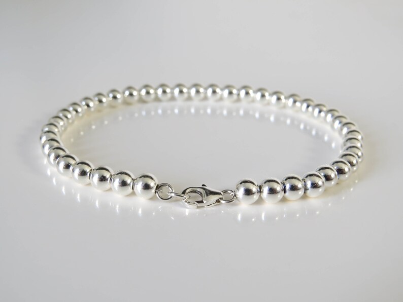5MM Gold Beaded Bracelet main image 1