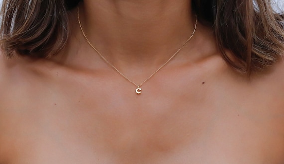 Gold Filled Swirly Initial Necklace-Lauren Conrad – Be Monogrammed
