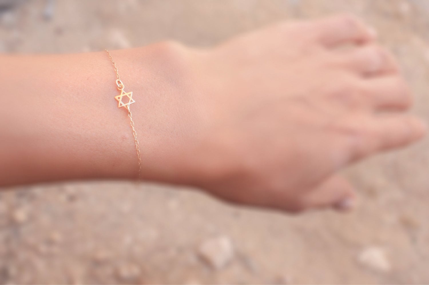 Gold Bracelet Star of David Gold Bracelet Star of David Etsy