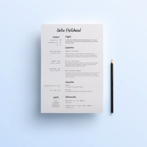 Resume/ CV & Cover Letter Template - Word