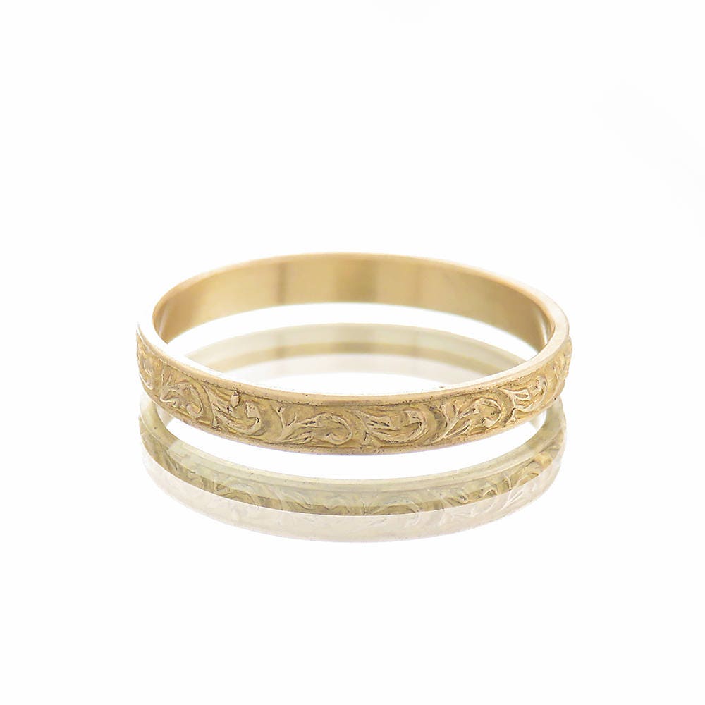 boho wedding band