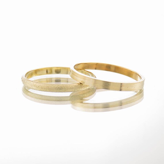 Wedding rings Wedding bands 14K wedding ring 18K wedding Etsy