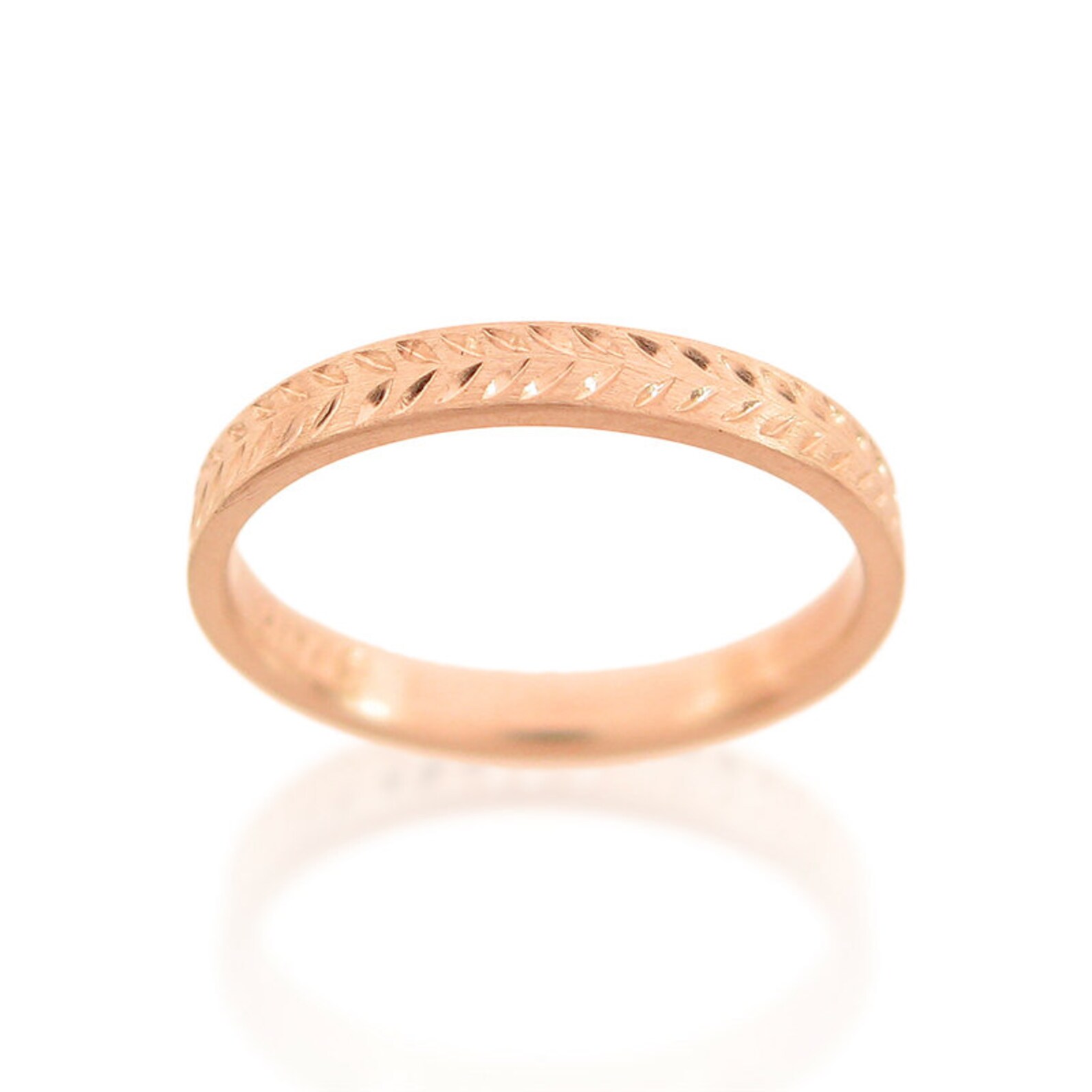 Rose Gold Wedding Band Wedding Band Women Wedding Band Men Boho