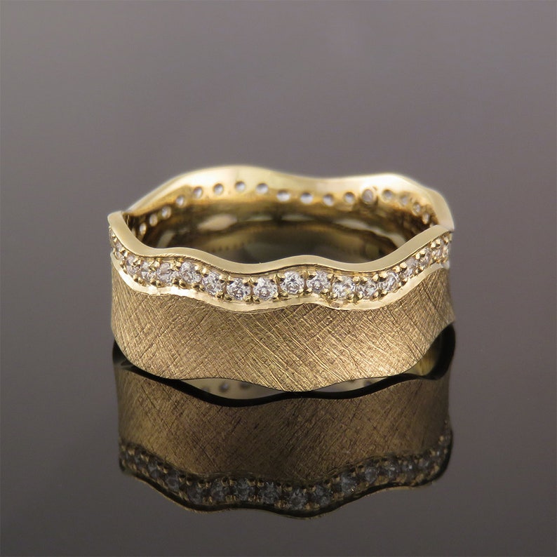 boho wedding band