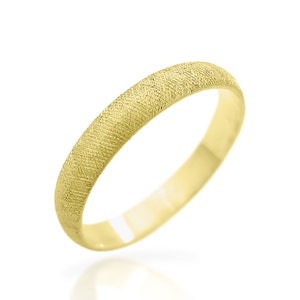 Wedding band men, Rustic wedding ring, Modern wedding ring, Textured wedding band, 14k wedding band, Dome wedding ring, 3mm, 4mm, 5mm, 6mm