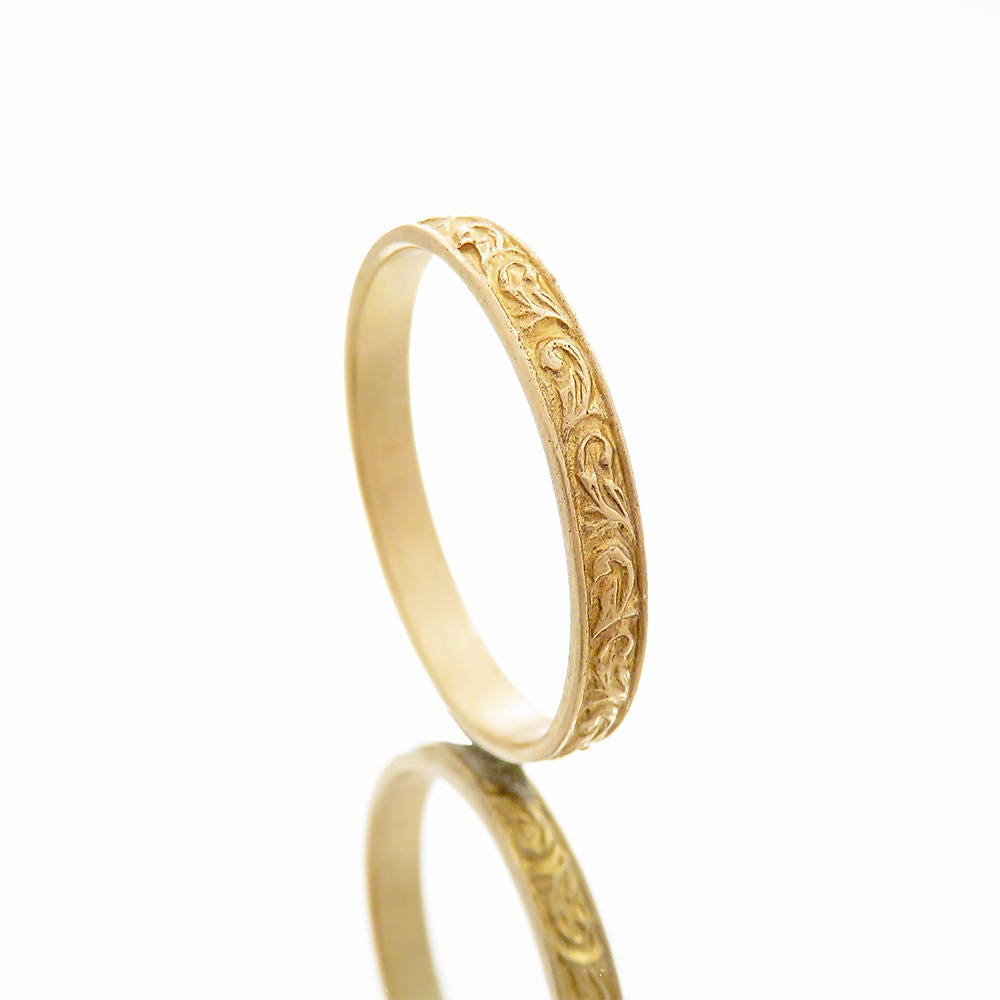 boho wedding band