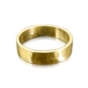 Wedding band, Yellow gold wedding ring, 14K yellow gold wedding ring, Wide wedding ring, His wedding ring, Unisex wedding ring