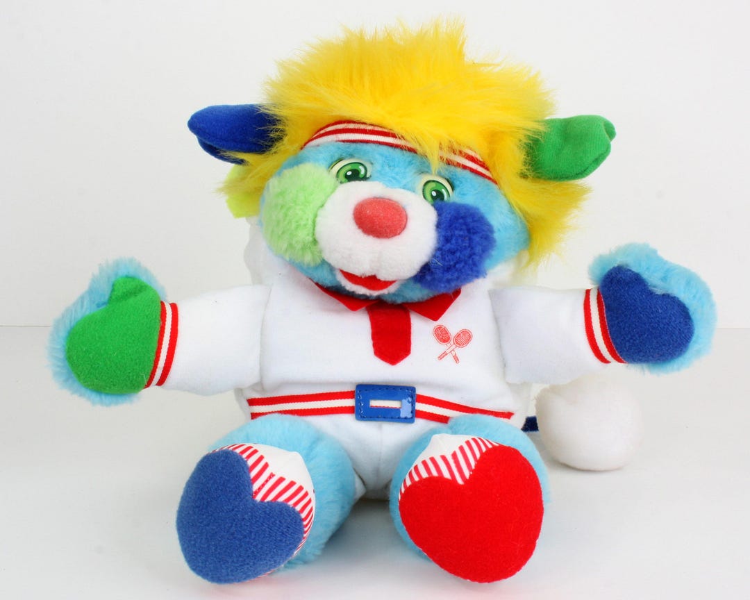 Popples Sport Peluche Vintage Mattel 1987 - NEUF DANS SA BOÎTE