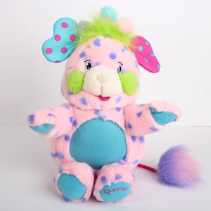 Popples Polka-Dottie, 30 cm Popple, Vintage Kuscheltier, original 2001 Lansay Basic Popple polka dottie #3