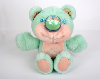 Vintage 1987 Playskool Nosy Bears Popper Red Teddy Bear