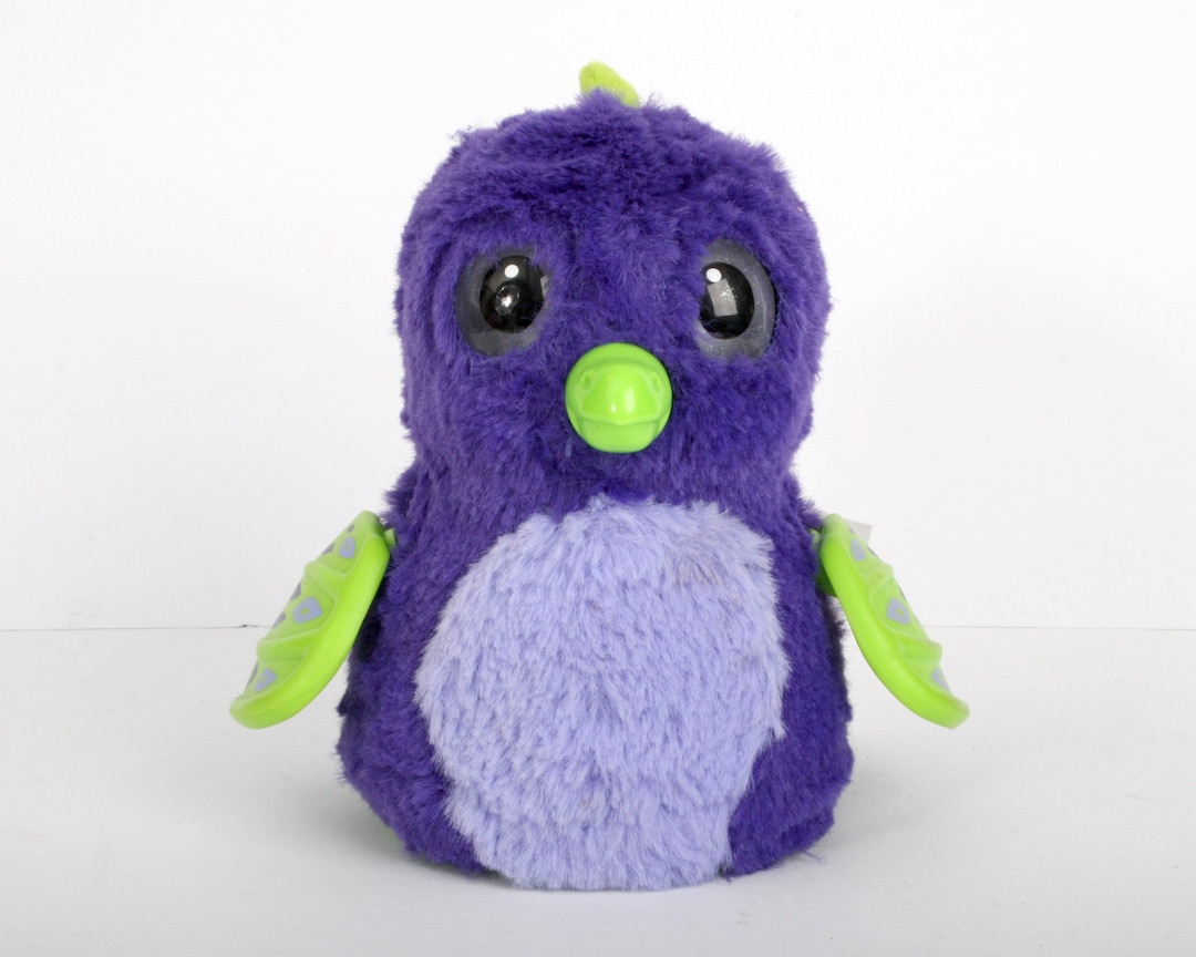 Wuv Luv Furby Egg Hatching Purple Hatchimals Draggle, WORKING