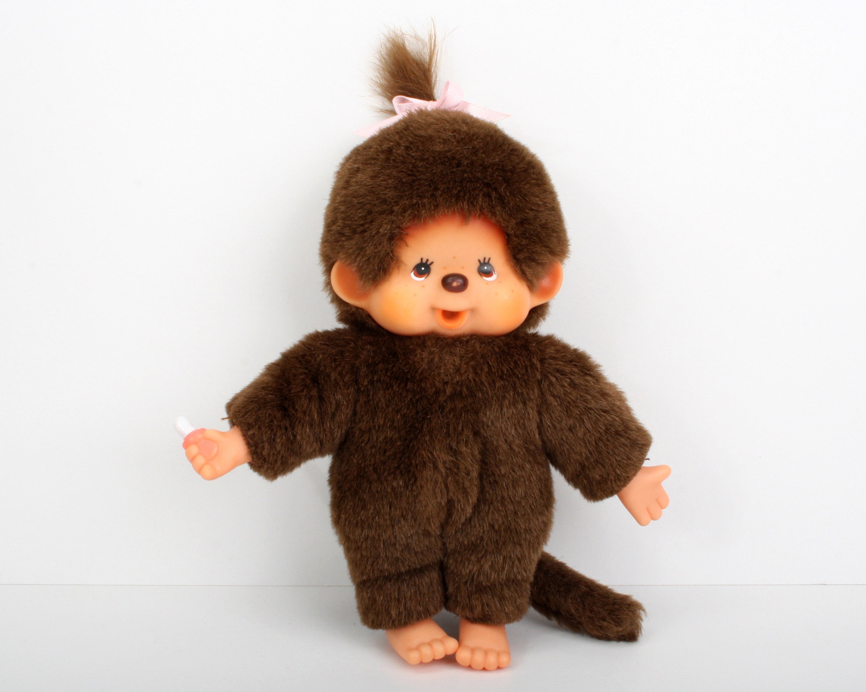 Vintage Monchhichi doll, girl 23 cm 9 Vintage Monchhichi doll, girl 23 cm 9