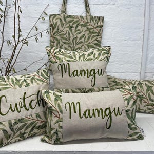 Williow Bough Tapestry Square cushion , William Morris iconic design Gift, Personalised Cushion, Gift for Him gift for grandad