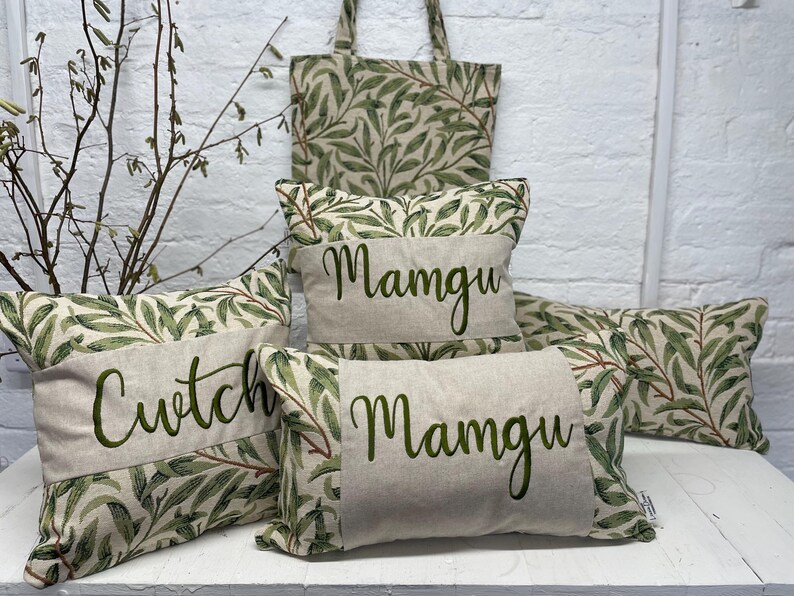 Williow Bough Tapestry Square cushion , William Morris iconic design Gift, Personalised Cushion, Gift for Him gift for grandad