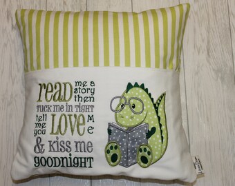 reading pillows etsy