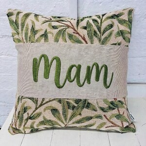 Williow Bough Tapestry Square cushion , William Morris iconic design Gift, Personalised Cushion, Gift for Him gift for grandad Mam