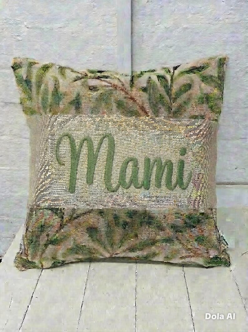 Williow Bough Tapestry Square cushion , William Morris iconic design Gift, Personalised Cushion, Gift for Him gift for grandad image 6